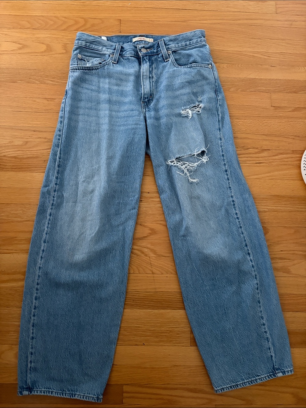 Levi’s Distressed Baggy Dad Jean